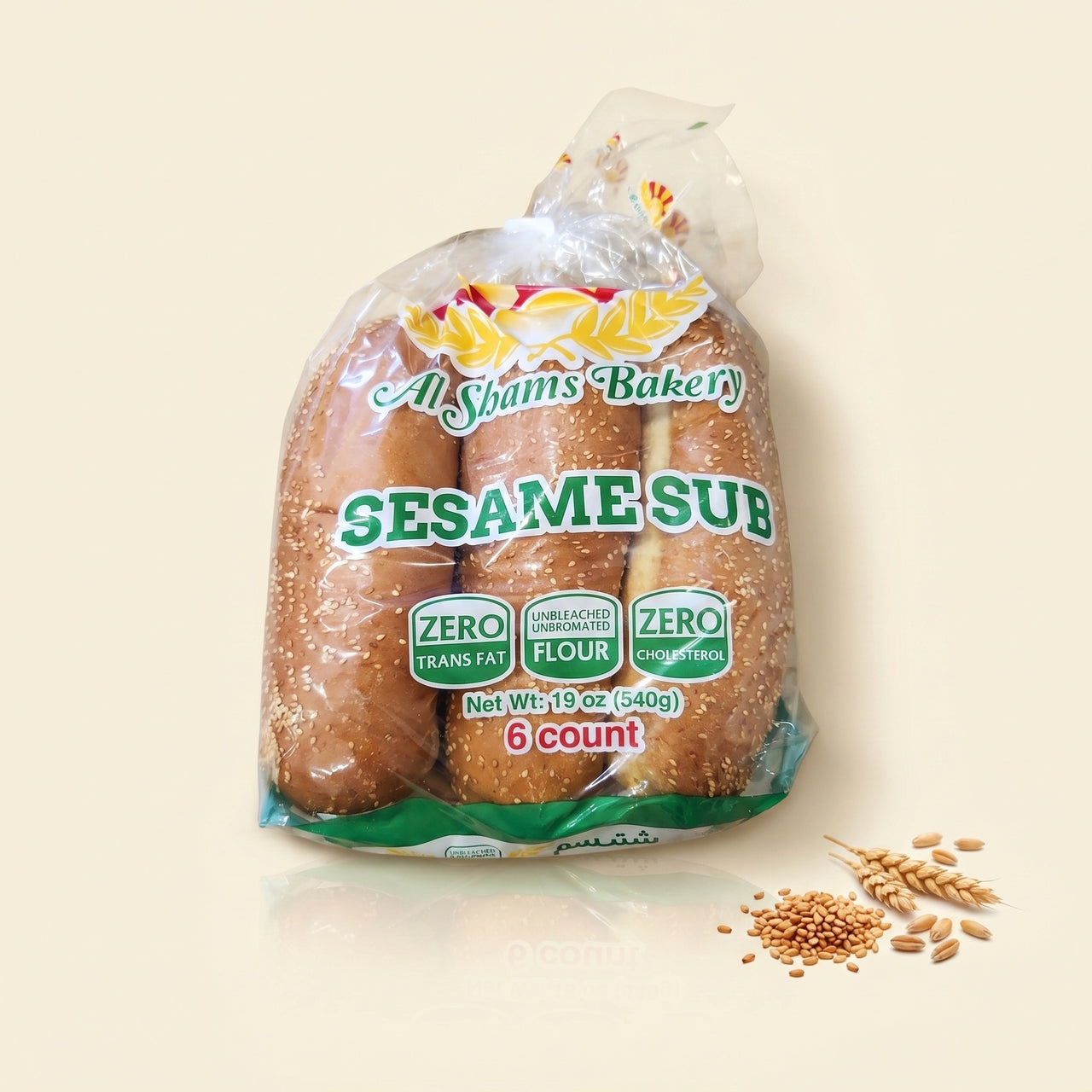 Sesame Sub Rolls – 6 Count